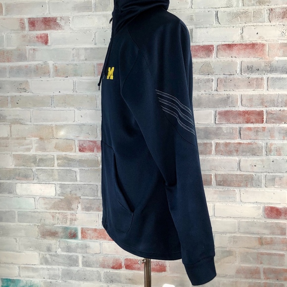 Adidas Climawarm Michigan Wolverine Zip up Sweater - Picture 3 of 7